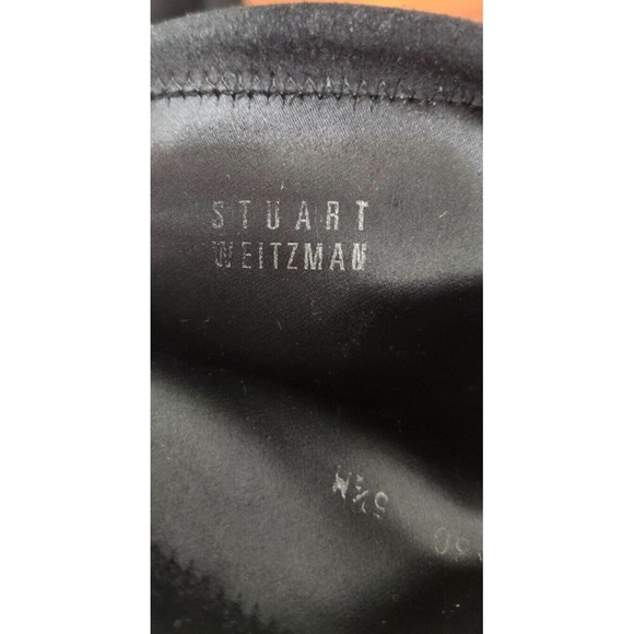Stuart Weitzman Lowland Suede Over-the-knee Boots Black Women’ Size 5.5 M - Picture 9 of 15